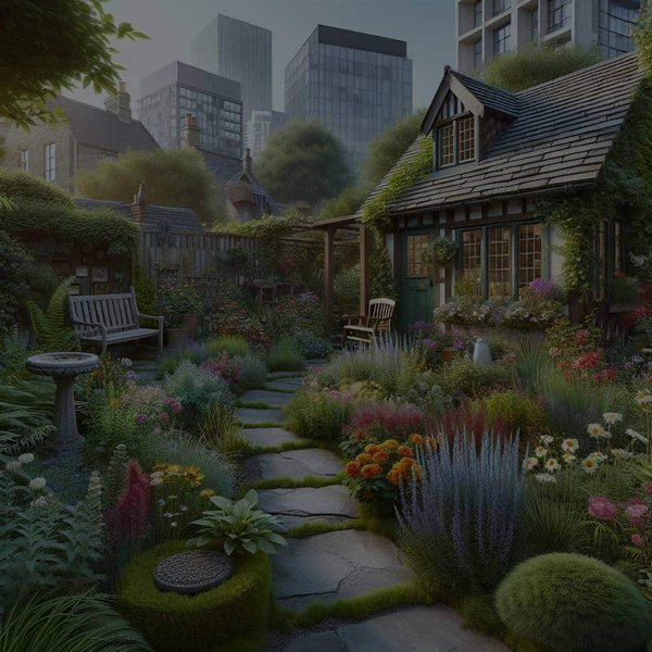 How to Design an Authentic English Cottage Garden in an Urban Backyard?