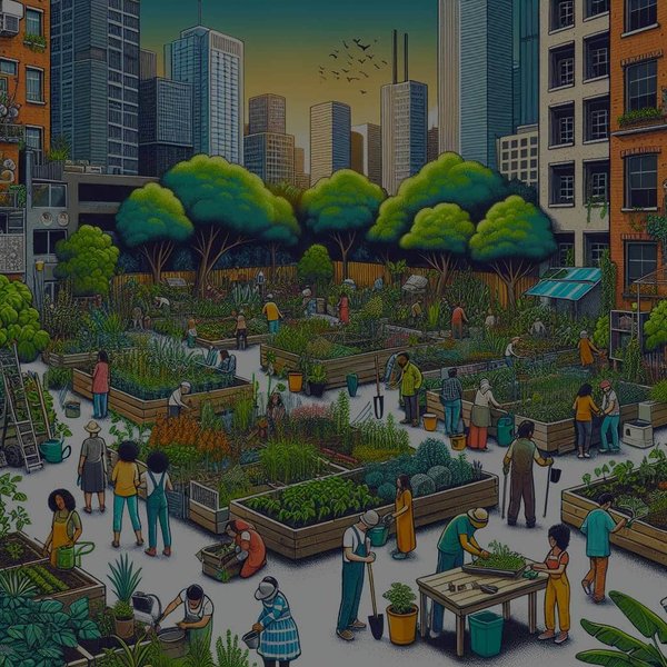 How Can Community Gardens Foster Urban Sustainability and Social Cohesion?