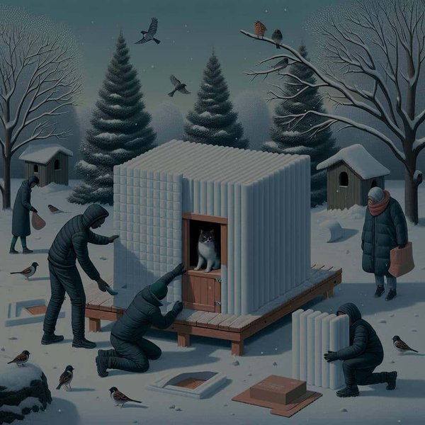 How to Properly Insulate an Outdoor Cat Shelter for Winter?