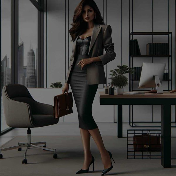 What Are the Most Effective Ways to Wear a Bodycon Midi Skirt in a Business Setting?